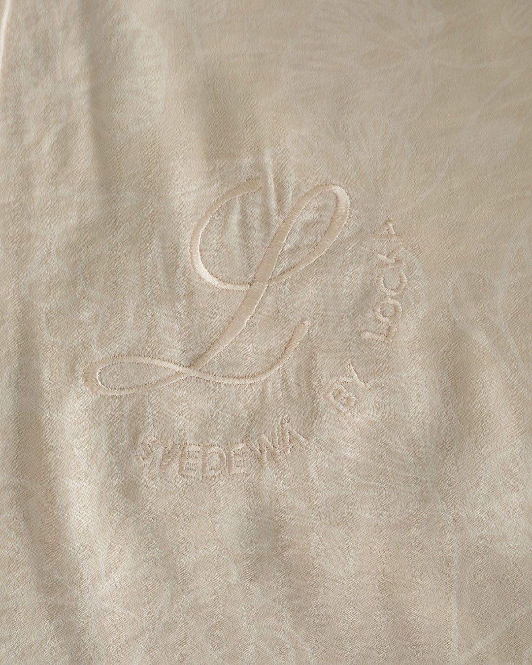 Enees Resort Robe: Cream