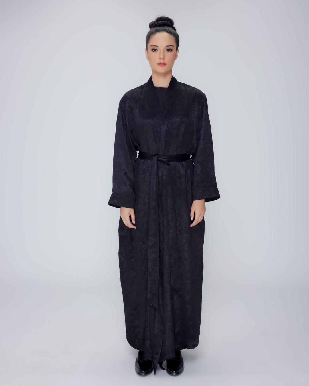 Enees Resort Robe: Jade Black