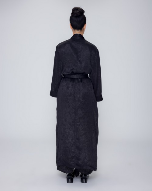 Enees Resort Robe: Jade Black