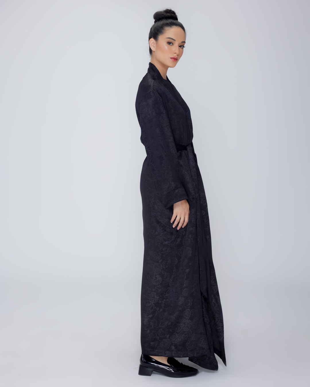 Enees Resort Robe: Jade Black