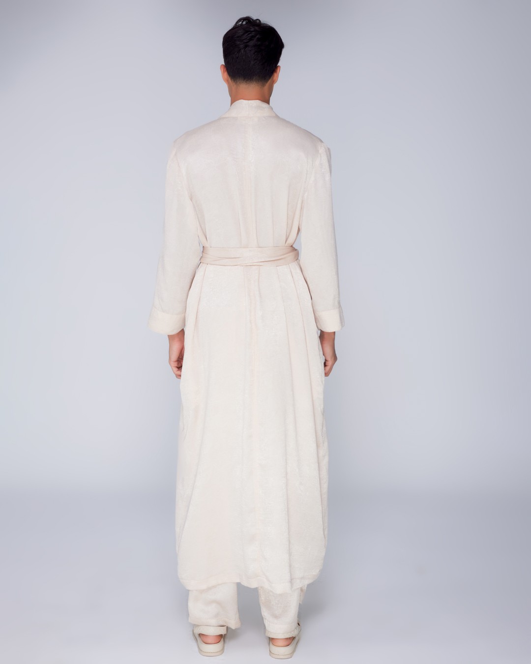 Enees Resort Robe: Cream