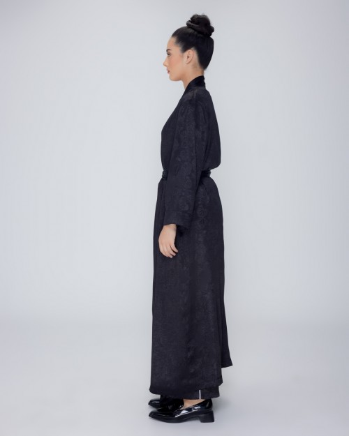 Enees Resort Robe: Jade Black