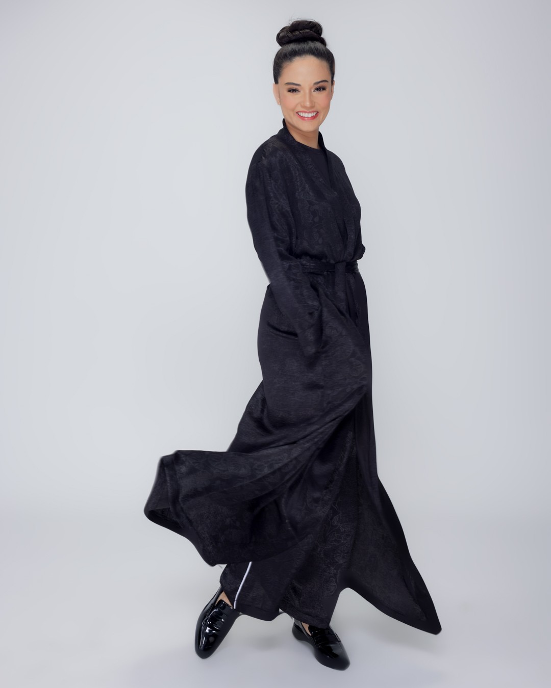 Enees Resort Robe: Jade Black